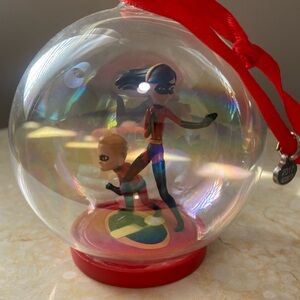 Disney The Incredibles Violet & Dash Glass Bauble Sketchbook Ornament